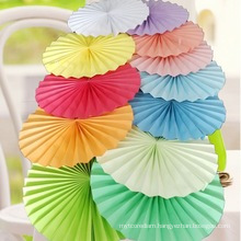 China Wholesale Flowerstissue Paper Fan for Home Decoration